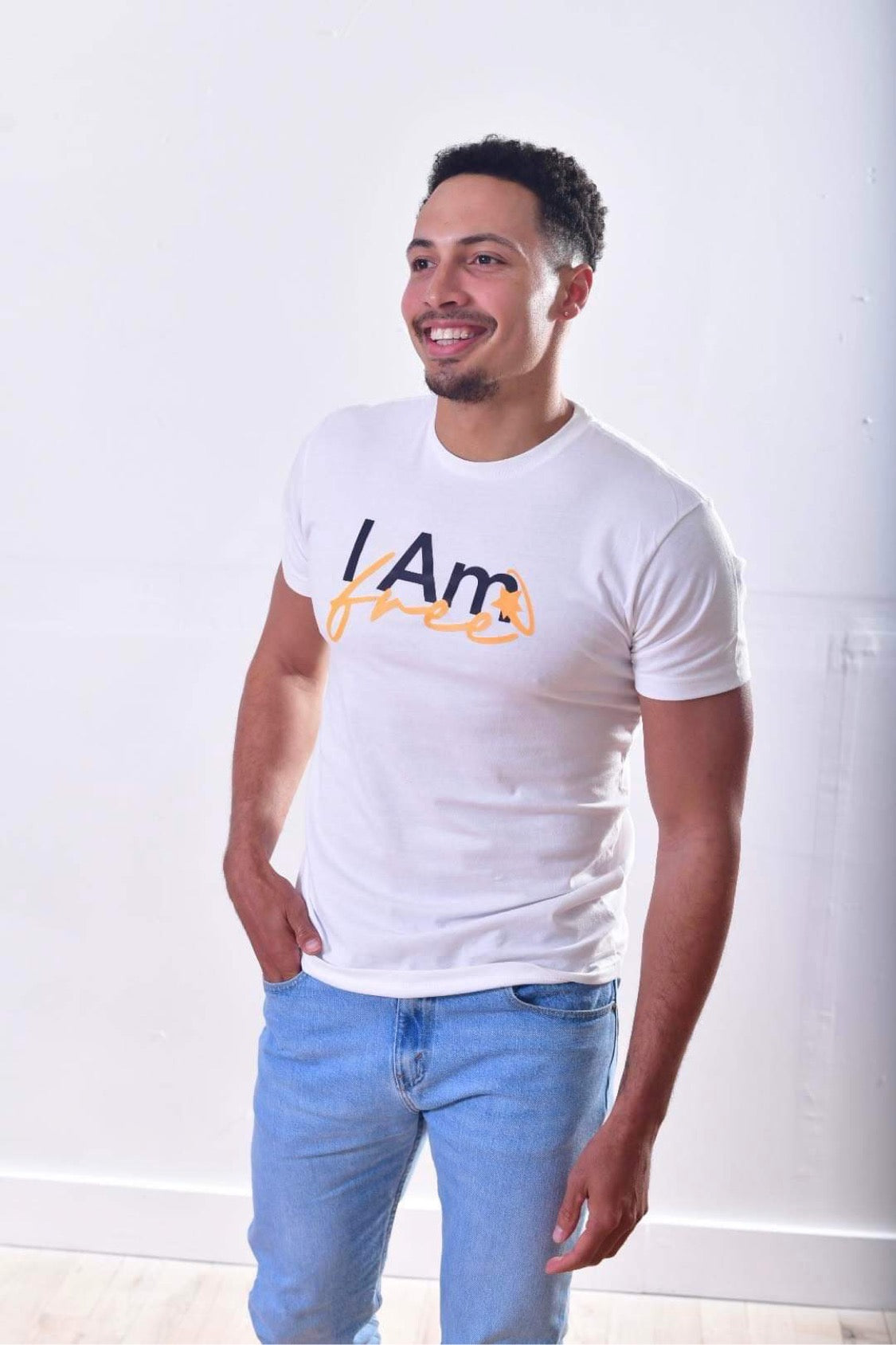 Unisex| Signature "I AM FREE" Star Tee