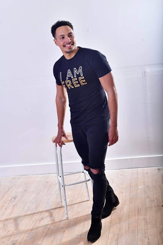 Unisex| Signature "I AM FREE" Hollow Letters